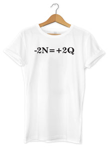 T-shirt "-2N+2Q"