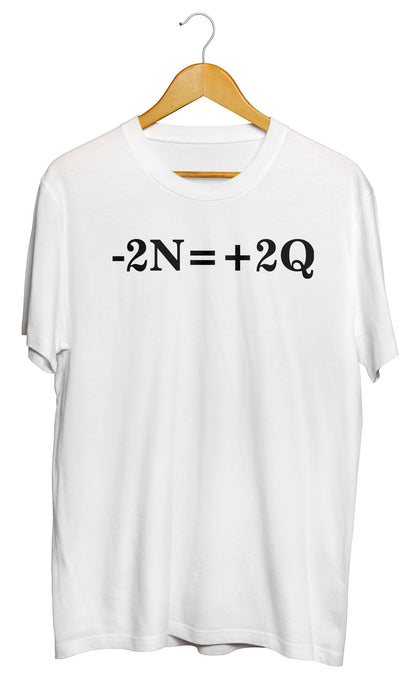 T-shirt  humour équation mathématique peace and love So Custom T-shirt marrant