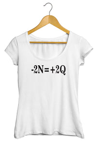 T-shirt "-2N+2Q"