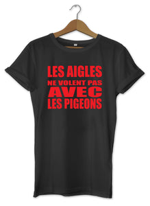 T-shirt original Booba 92i Le duc les aigles ne volent pas avec les pigeons So Custom
