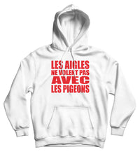 Sweat capuche original Booba 92i Le duc les aigles ne volent pas avec les pigeons So Custom