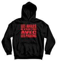 Sweat capuche original Booba 92i Le duc les aigles ne volent pas avec les pigeons So Custom
