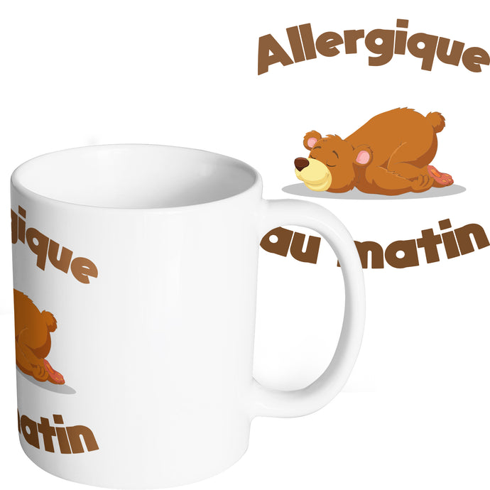 Mug marrant et original ours matin So Custom