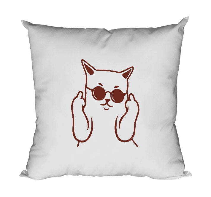 Coussin Bad cat badass chat fuck So Custom
