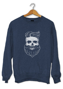 Sweat original barbe squelette Hipster So Custom 