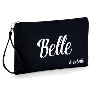 Belle et rebelle Pochette femme fourre tout trousse à make-up, idéale pour ranger avec style vos petits accessoires pochhette originale So Custom