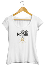 T-shirt femme belle maman en or belle mère So Custom