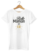 T-shirt femme belle maman en or belle mère So Custom