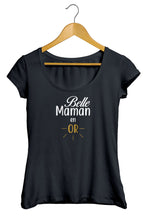 T-shirt femme belle maman en or belle mère So Custom