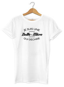 T-shirt femme belle mère qui déchire belle maman So Custom