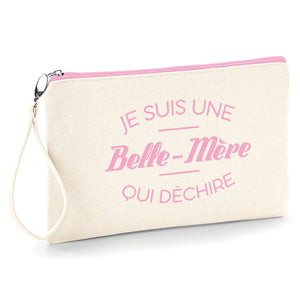 Pochette trousse belle mère qui déchire belle maman So Custom