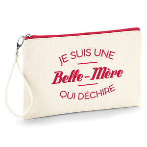 Pochette trousse belle mère qui déchire belle maman So Custom