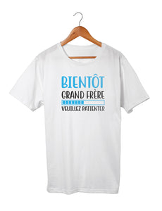 T-shirt enfant garçon frère fier bébé naissance So Custom