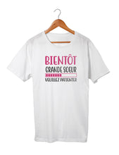 T-shirt enfant fille soeur fière bébé naissance So Custom