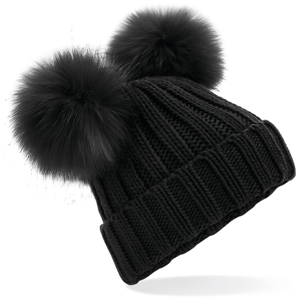 Bonnet Pompon bonnet double Pompon qualité bonnet pour femme So Custom