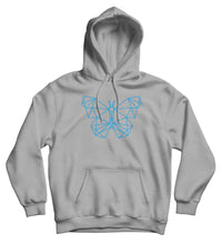 Sweat capuche original papillon low poly So Custom