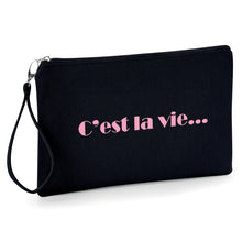 C'est la vie Pochette femme fourre tout trousse à make-up, idéale pour ranger avec style vos petits accessoires pochhette originale So Custom