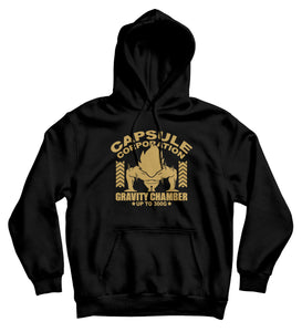 Sweat capuche DBZ Végéta dragon ball Capsule corp So custom