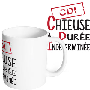 Mug marrant et original chieuse CDI femme So Custom