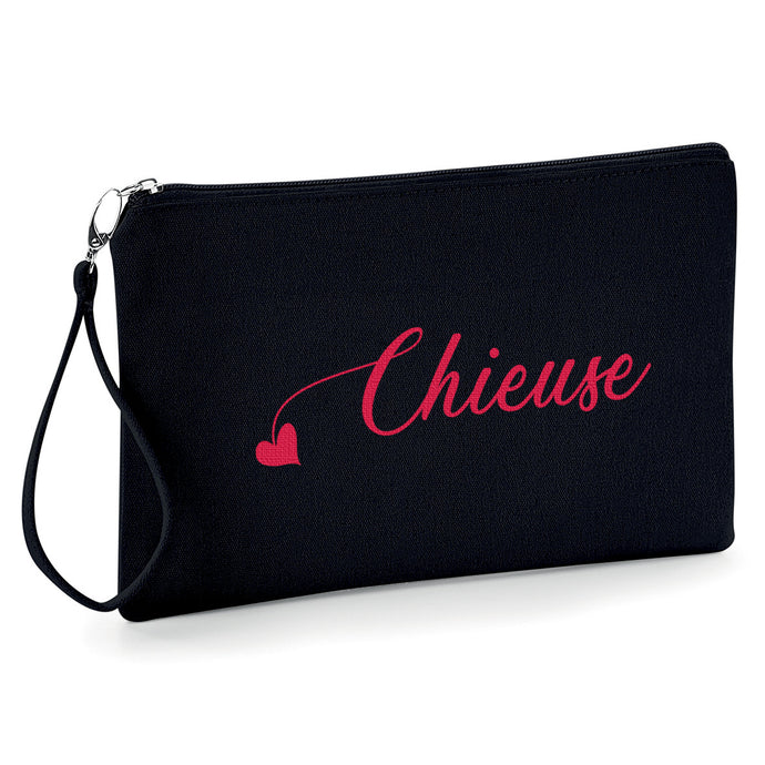 Chieuse Pochette femme fourre tout trousse à make-up, idéale pour ranger avec style vos petits accessoires pochhette originale So Custom