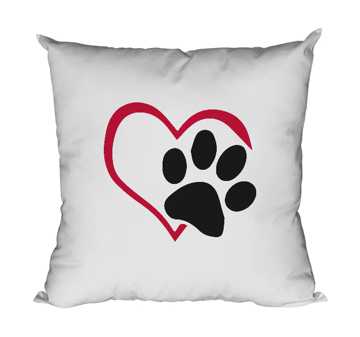 Coussin original chat empreinte patte coeur So Custom