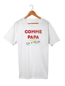 T-shirt enfant original marrant papa So Custom