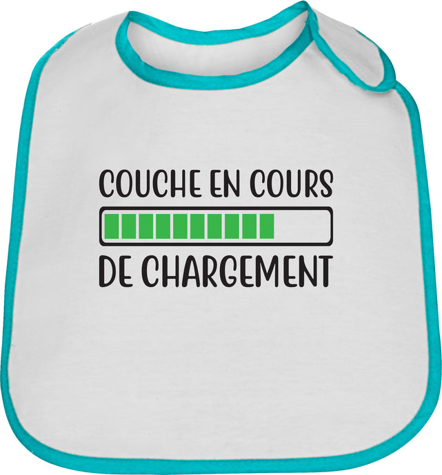 Bavoir bébé original marrant couche chargement repas So Custom