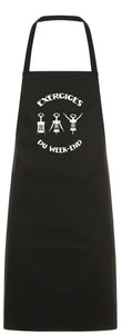Tablier original marrant exercice sport week end vin boisson alcool So Custom