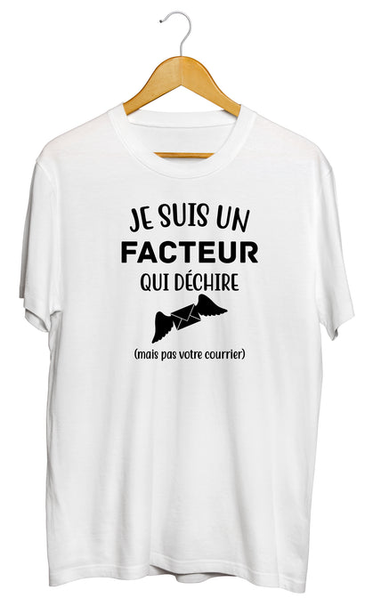 T-shirt facteur poste postier courrier timbre