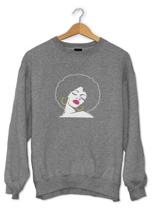 Sweat Afro original femme africaine So Custom