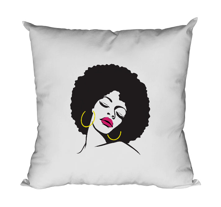 Coussin Afro original femme africaine So Custom