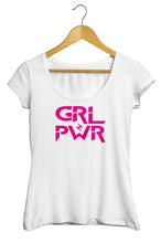 T-shirt original femme girl power  So Custom