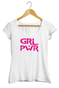 T-shirt original femme girl power  So Custom