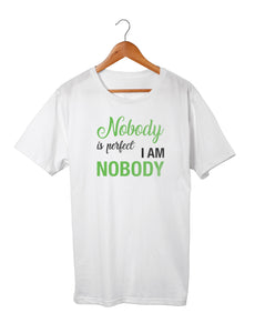 T-shirt enfant garçon Nobody parfait perfection So Custom