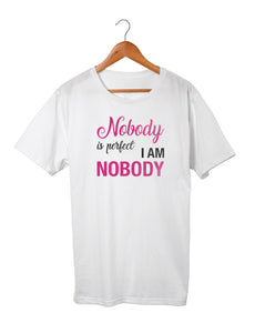 T-shirt enfant fille Nobody parfaite perfection So Custom
