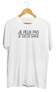 T-shirt je peux pas je suis de garde urgentiste médecin infirmier pompier So Custom