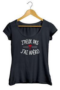 T-shirt original j'peux pas j'ai Apéro boisson alcool cocktail So Custom