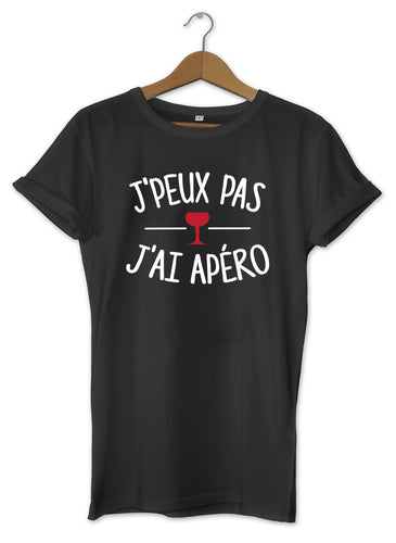 T-shirt original j'peux pas j'ai Apéro boisson alcool cocktail So Custom