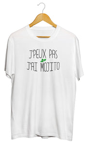 T-shirt original j'peux pas j'ai Mojito boisson alcool cocktail So Custom