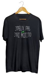 T-shirt original j'peux pas j'ai Mojito boisson alcool cocktail So Custom