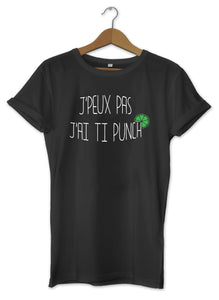T-shirt original j'peux pas j'ai Ti Punch boisson alcool cocktail So Custom