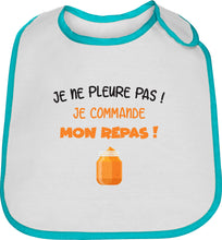 Bavoir bébé original marrant pleure pas repas So Custom