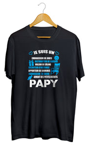 T-shirt original papy amour famille So Custom