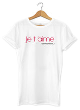 T-shirt "Je t'aime...comme un lundi"