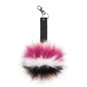 Kit Bonnet Femme Gris à double Pompon interchangeable
