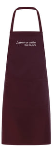 Tablier original amour love citation cuisine So Custom