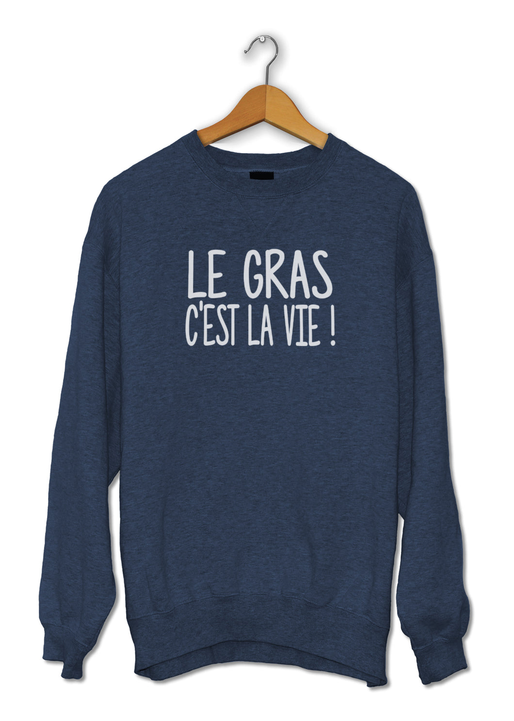 Sweat original Kaamelott le gras c'est la vie humour So Custom