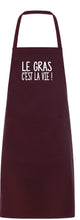 Tablier original Kaamelott le gras c'est la vie humour So Custom