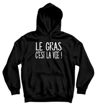 Sweat capuche original Kaamelott le gras c'est la vie humour So Custom