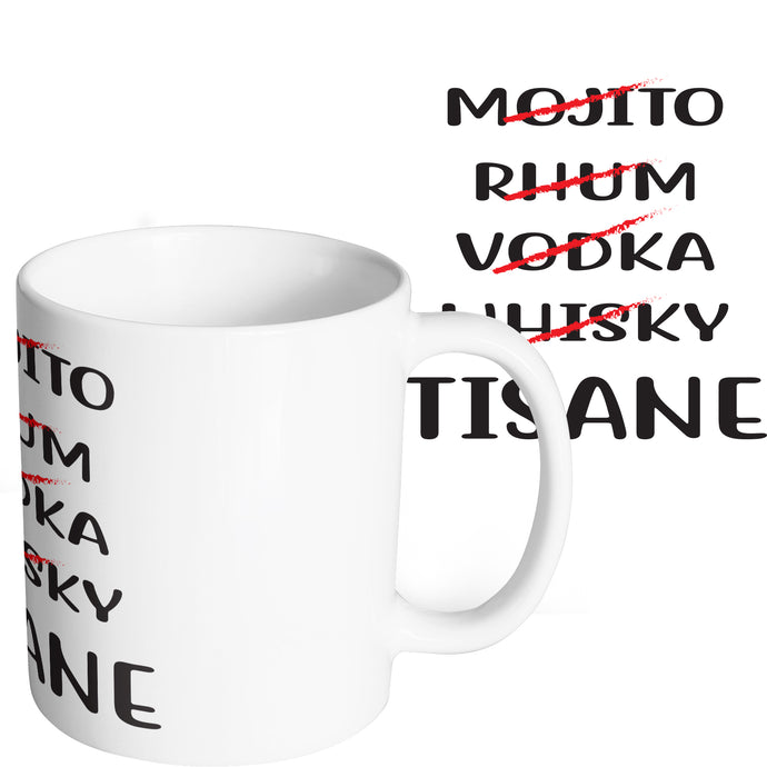 Mug marrant et original mojito rhum vodka whisky tisane thé So Custom